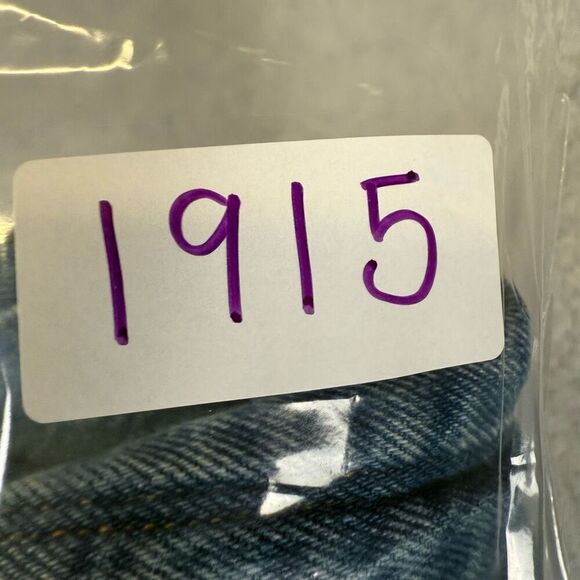 Good American Women Size 16 Straight Leg Denim Jeans Light Wash Blue Distressed - Picture 12 of 12